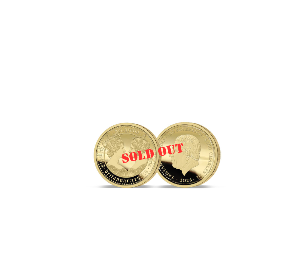 The 2026 Queen Victoria and Queen Elizabeth II 24 carat gold One Tenth Sovereign - SOLD OUT